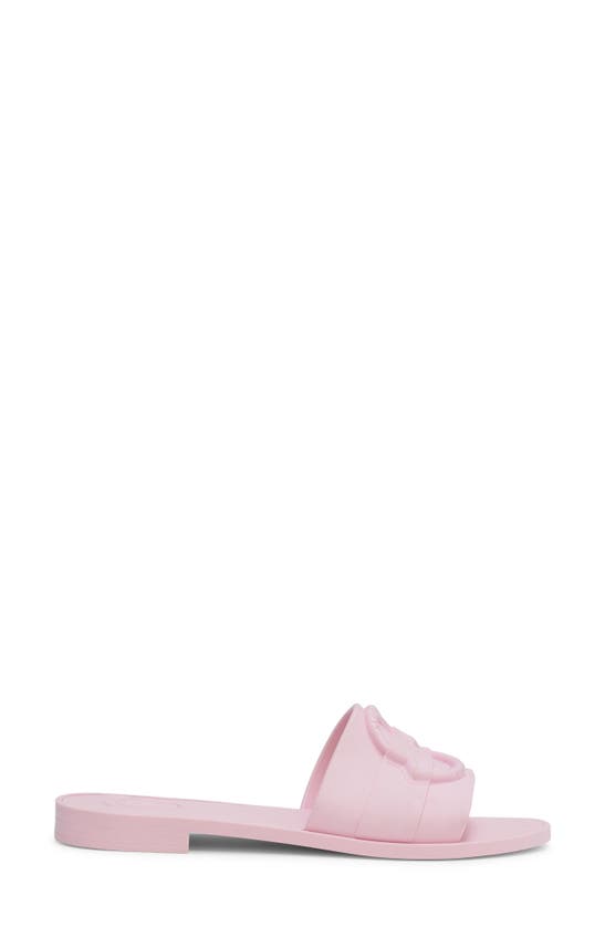 Shop Moncler Bell Slide Sandal In Light Pink