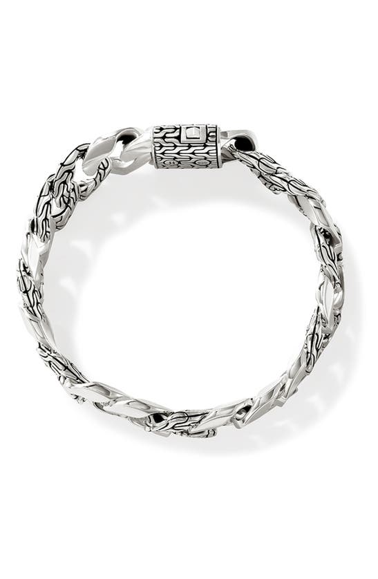 Shop John Hardy Curb Chain Bracelet In Silver