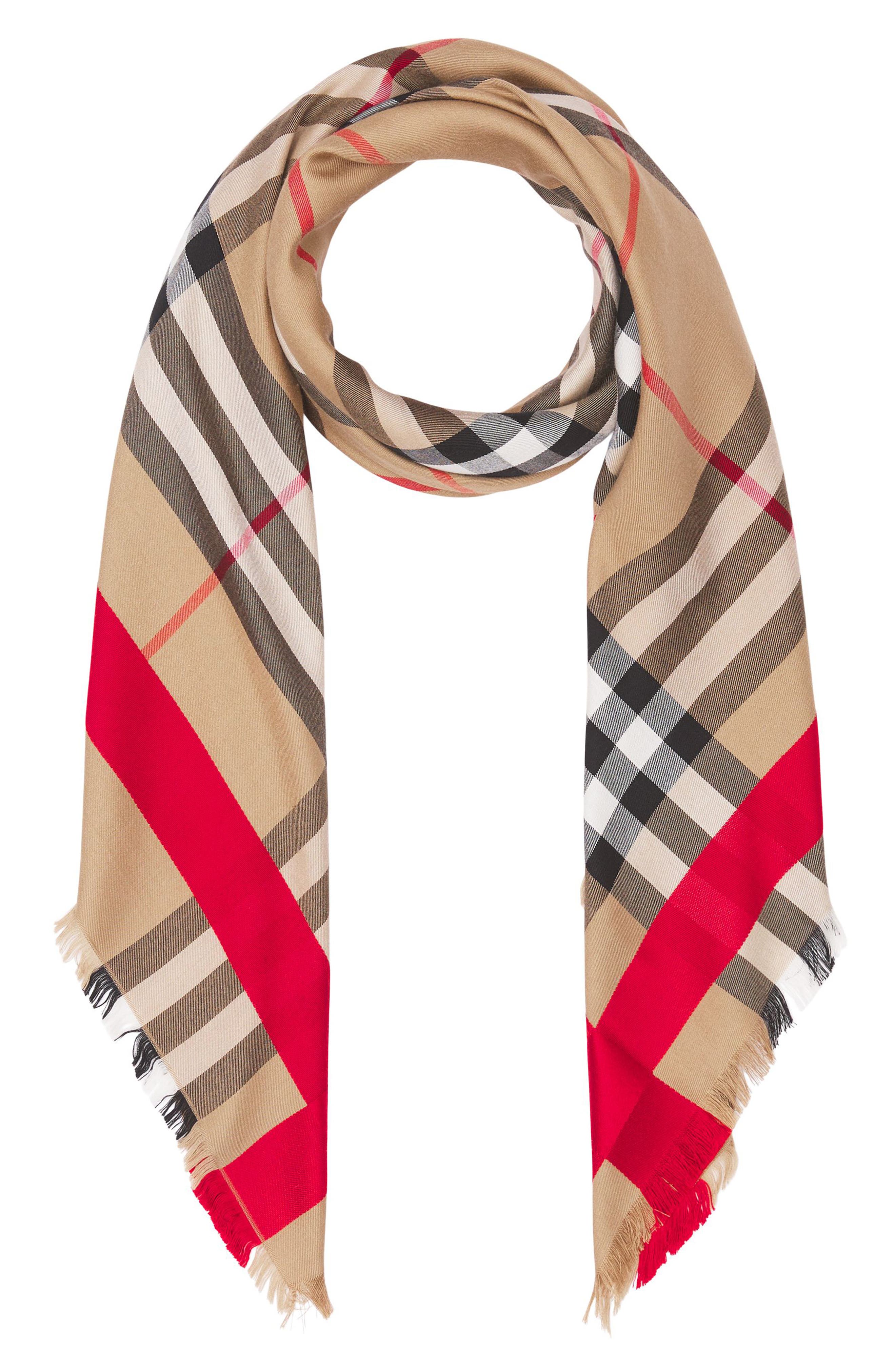 burberry inspired scarf