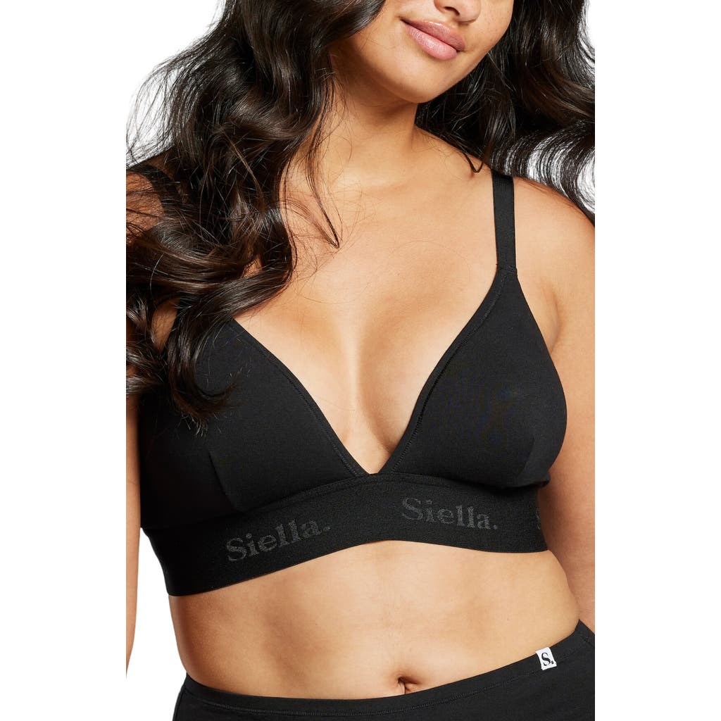 SIELLA SIELLA ORGANIC COTTON TRIANGLE PADDED BRA
