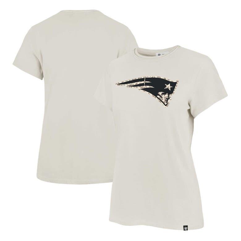 Shop 47 ' Cream New England Patriots Panthera Frankie T-shirt