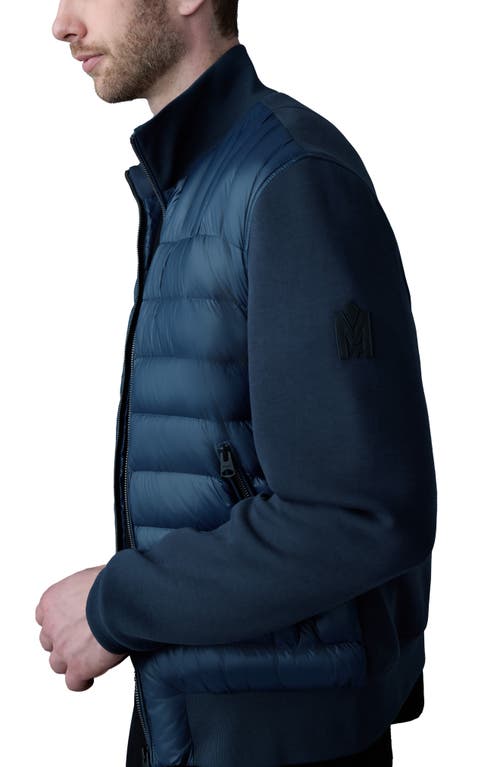 Shop Mackage Collin-r Quilted Down Puffer Jacket In Navy