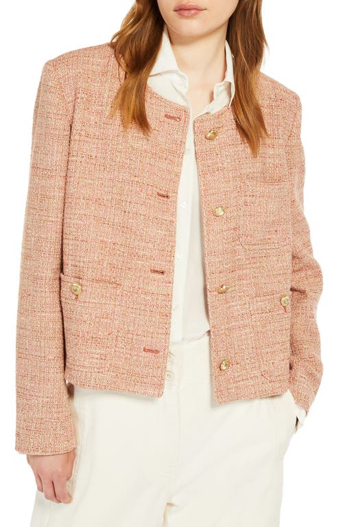 Weekend Max Mara Leda Tweed Jacket Antique Rose at Nordstrom,