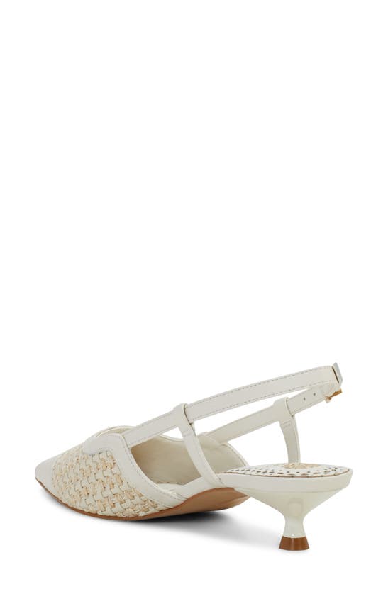 Shop Vince Camuto Renira Slingback Pump In Creamy White/ Cream