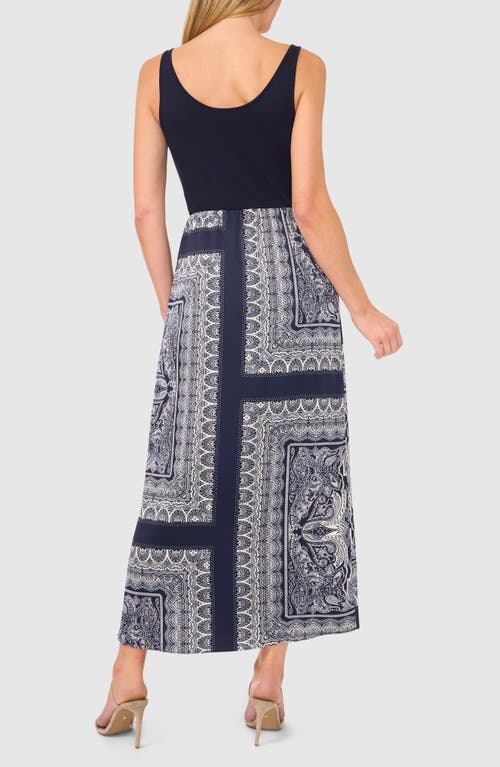 Shop Halogenr Halogen(r) Scarf Print Maxi Skirt In Classic Navy Pattern