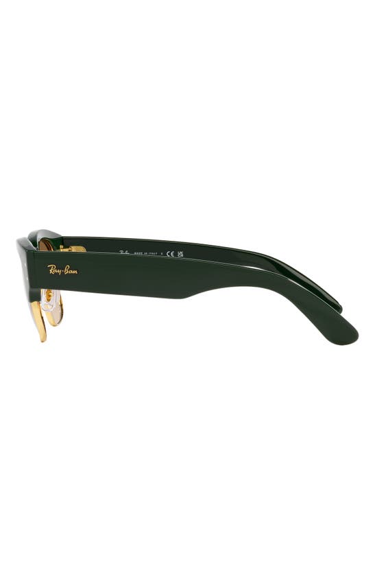 Ray Ban Rb0316s 136851 Clubmaster Sunglasses In Green