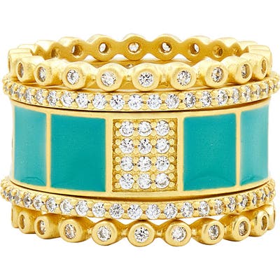 Freida Rothman Harmony Set Of 5 Stackable Rings