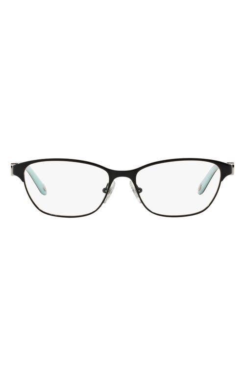 Shop Tiffany & Co . 51mm Optical Glasses In Black/blue