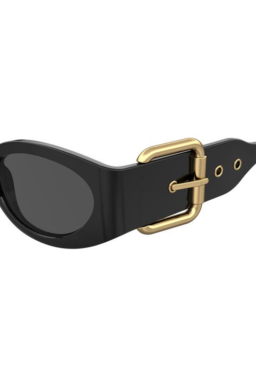 MOSCHINO MOSCHINO 53MM ROUND SUNGLASSES 