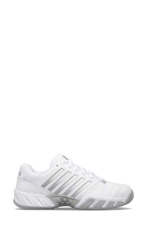 Shop K-swiss Bigshot Light 4 Tennis Shoe In White/high-rise/silver