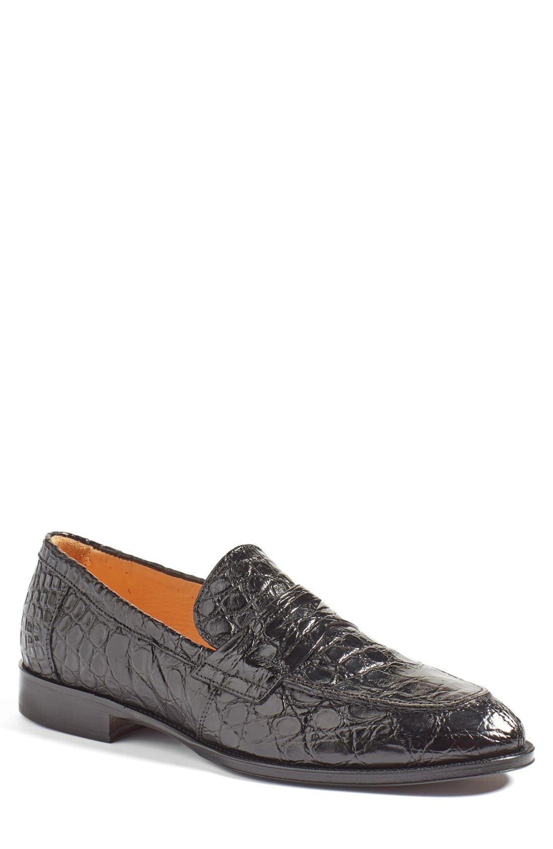 zelli crocodile loafers