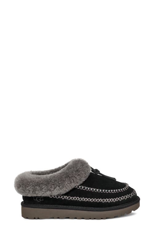 Shop Ugg(r) Tasman Alpine Genuine Shearling Clog In Black