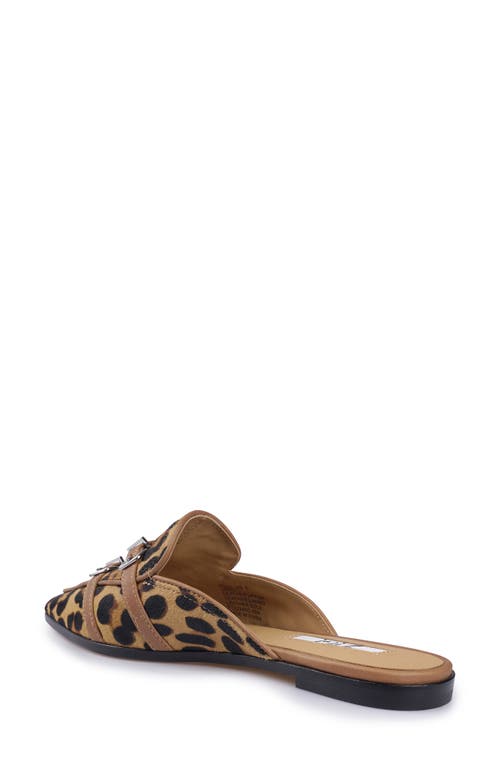 Zigi Rous Genuine Calf Hair Mule In Leopard Calf Hair