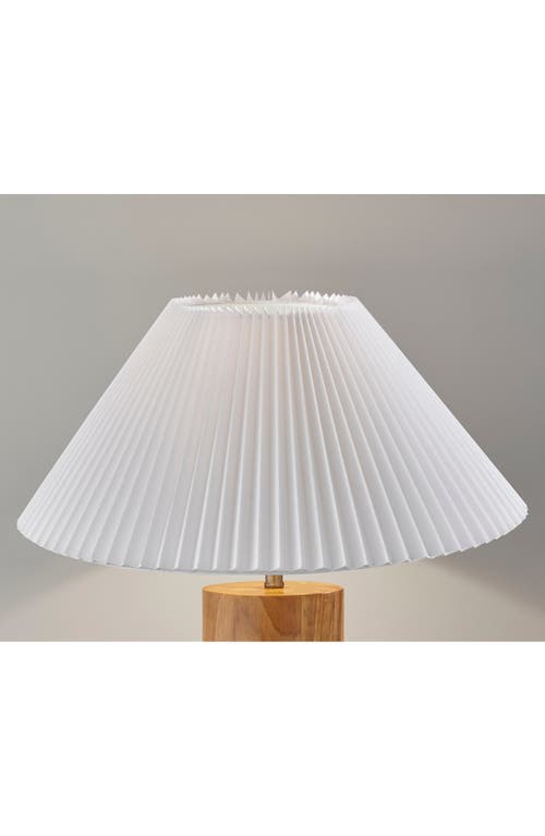 Adesso Lighting Marta Table Lamp In Natural Wood