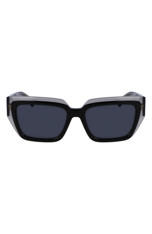 Ferragamo Eyewear Square Frame Sunglasses In Black
