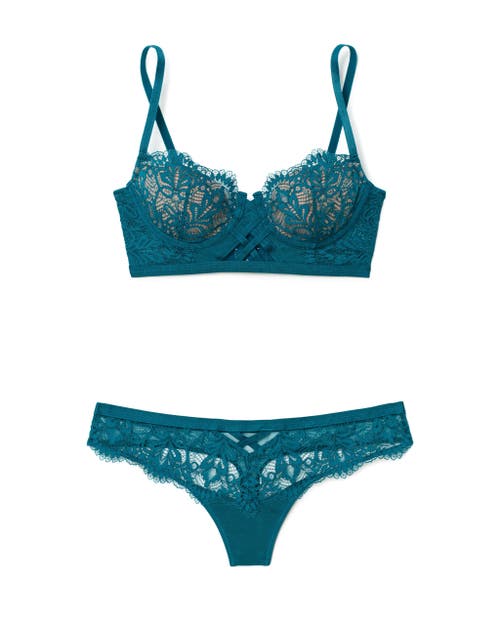 Shop Adore Me Diara Contour Balconette Bra In Dark Blue