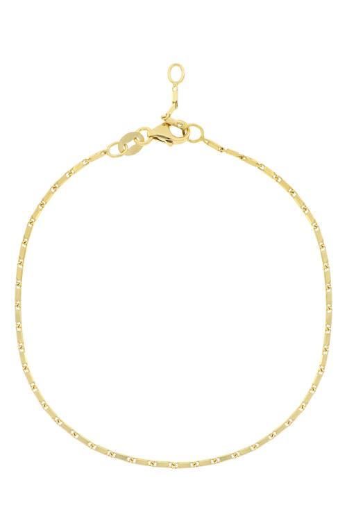 Bony Levy Ofira 14K Gold Snail Chain Bracelet in 14K Yellow Gold at Nordstrom, Size 7