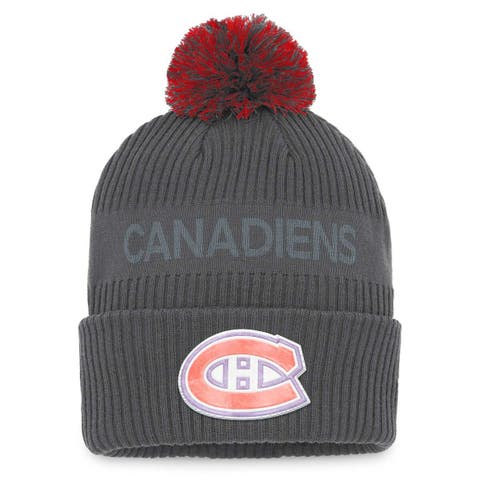 Montreal Canadiens Mitchell & Ness Vintage Script Snapback Hat - Red/Blue