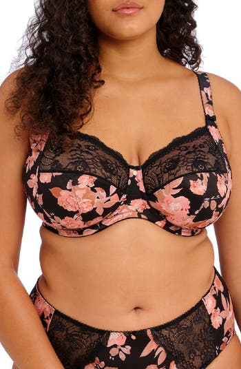 Elomi Morgan Stretch Lace Banded Underwire Bra in Haute Red - Busted Bra  Shop