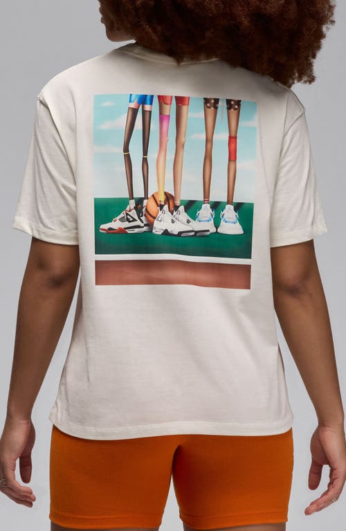 JORDAN JORDAN X DARIEN BIRKS ARTIST SERIES COTTON GRAPHIC T-SHIRT 