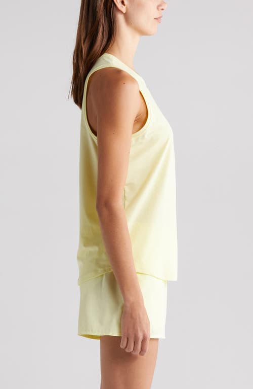 Shop Zella Energy Performance Tank In Green Finch