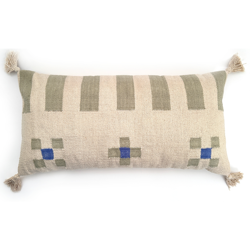 Bit Of Meraki Maira Throw Pillow In Natural