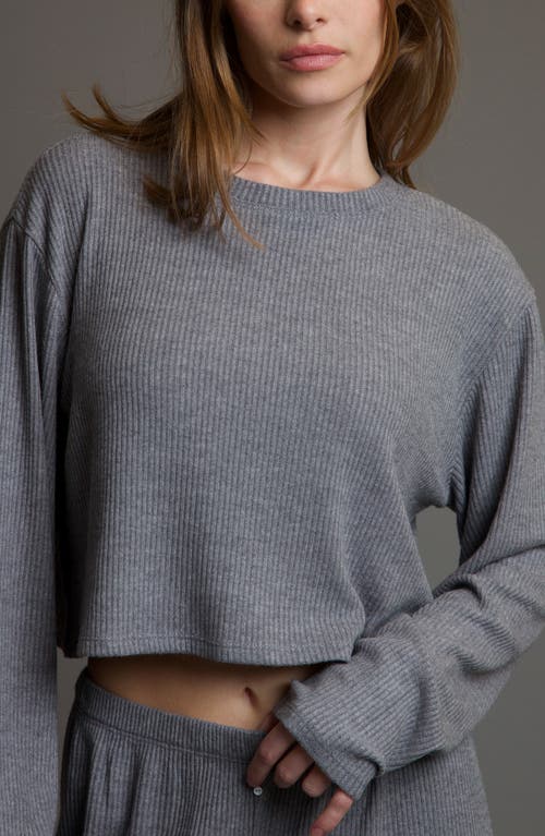Andine Maeve Geneva Rib Sleep Top In Grey