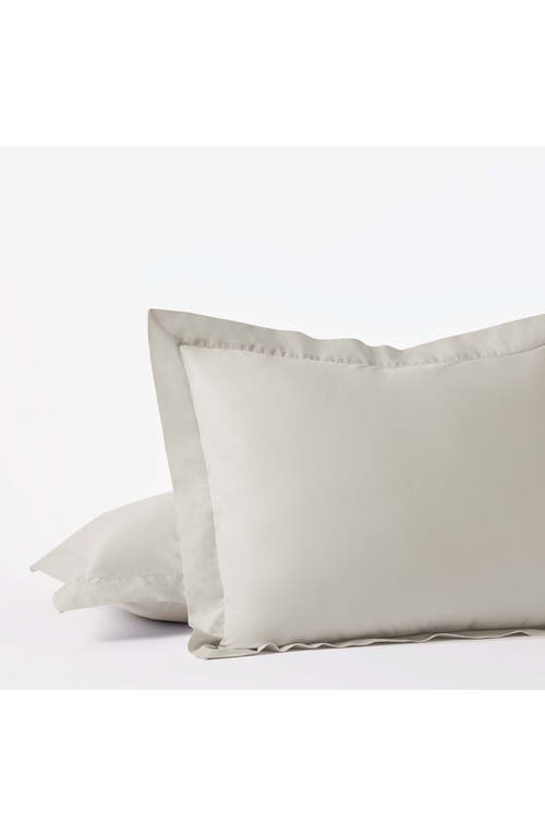 Coyuchi Set Of 2 300-thread Count Organic Cotton Pillowcases In Stone