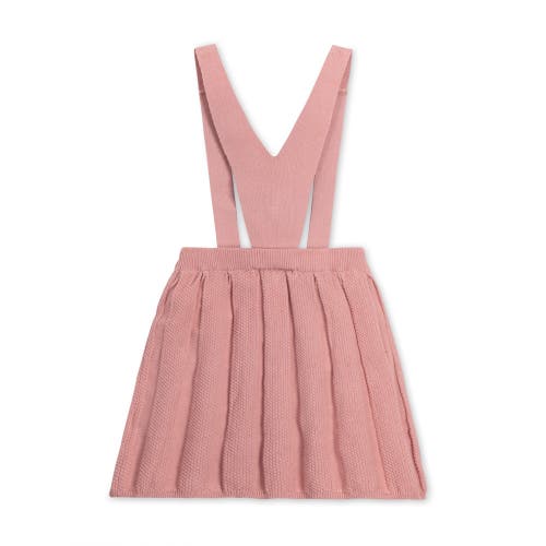Hope & Henry Girls' Pleated Sweater Skirtall, Toddler In Rose