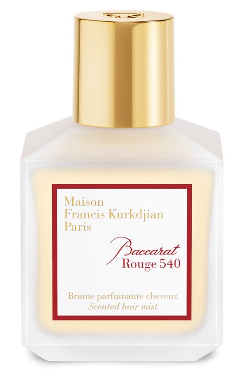 Maison Francis Kurkdjian Baccarat Rouge 540 Scented Hair Mist at Nordstrom, Size 2.4 Oz