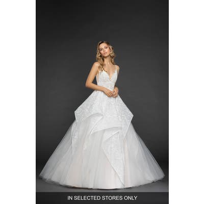 Hayley Paige Markle Ballgown, Size - Ivory