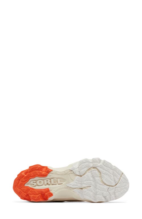 Sorel Breakthru City Lace Sneakers In Bleached Ceramic/optimized Orange In Bleached Ceramic/orange
