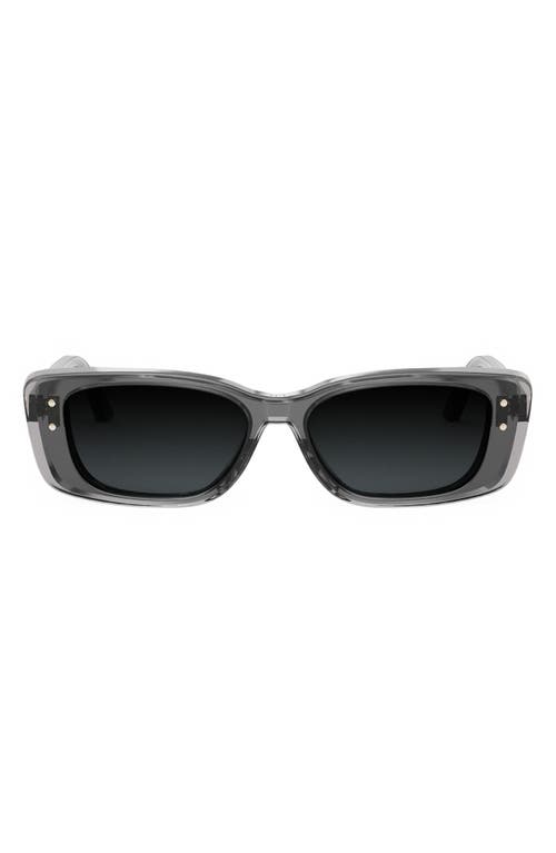 ‘DiorHighlight S2I 53mm Rectangular Sunglasses in Grey/Other /Gradient Smoke at Nordstrom