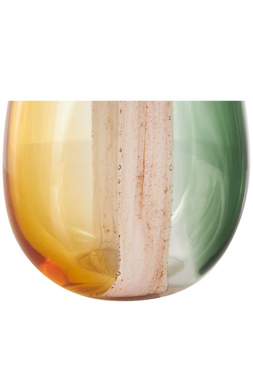 Vivian Lune Home Multicolor Glass Vase In Multi Colored