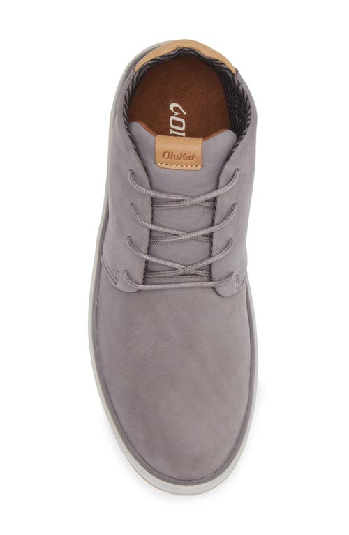 Shop Olukai Papakū 'ili Waterproof Chukka Boot In Graphite/graphite