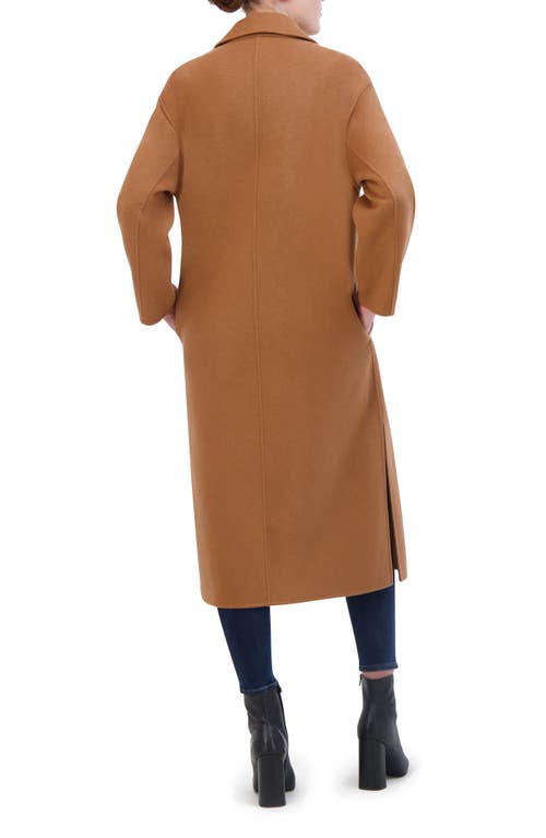 Rebecca Minkoff Double Faced Wool Refer Coat In Tan