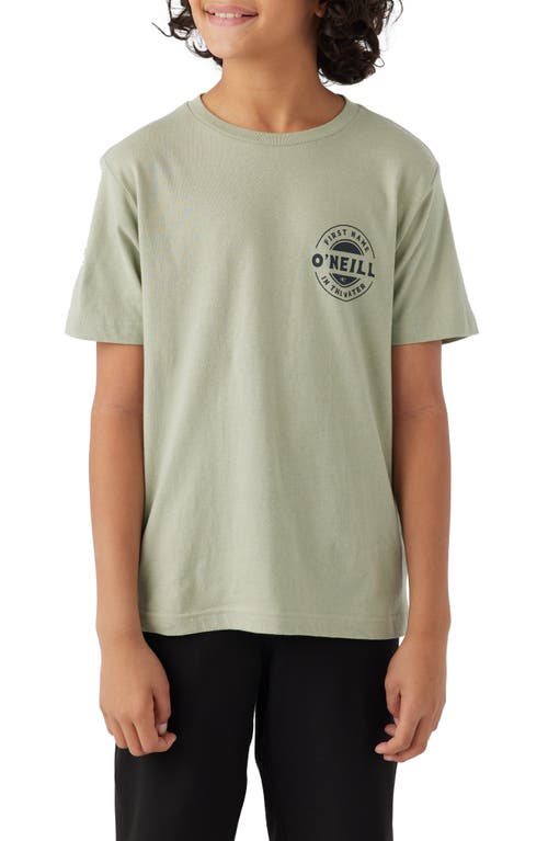 O'Neill Kids' Coin Flip Graphic T-Shirt Seagrass at