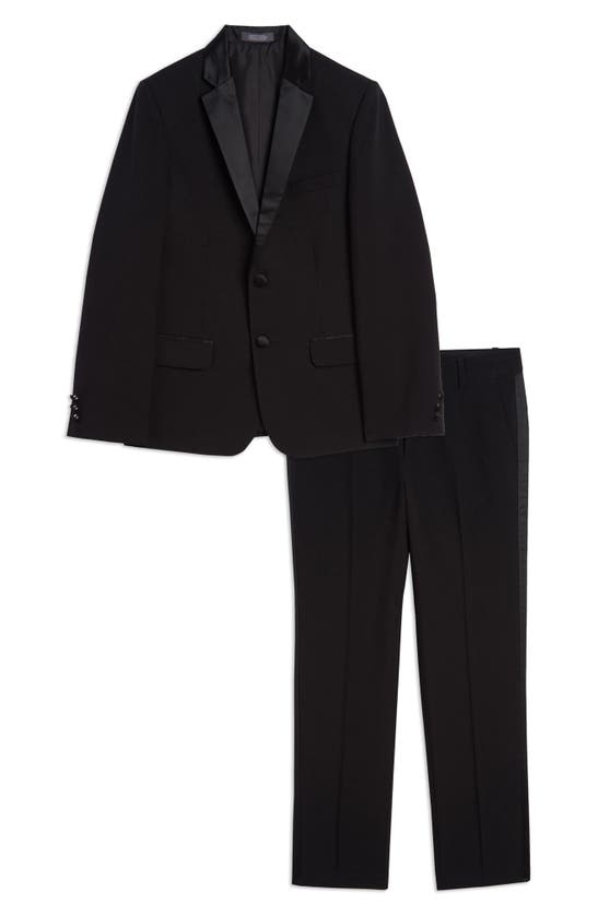 Van Heusen Kids' Tuxedo Two-piece Set In Black