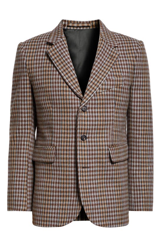 Bode Marston Check Merino Wool Tweed Suit Jacket In Multi