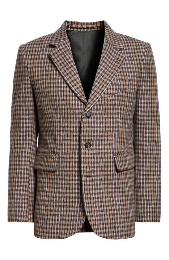 BODE BODE MARSTON CHECK MERINO WOOL TWEED SUIT JACKET