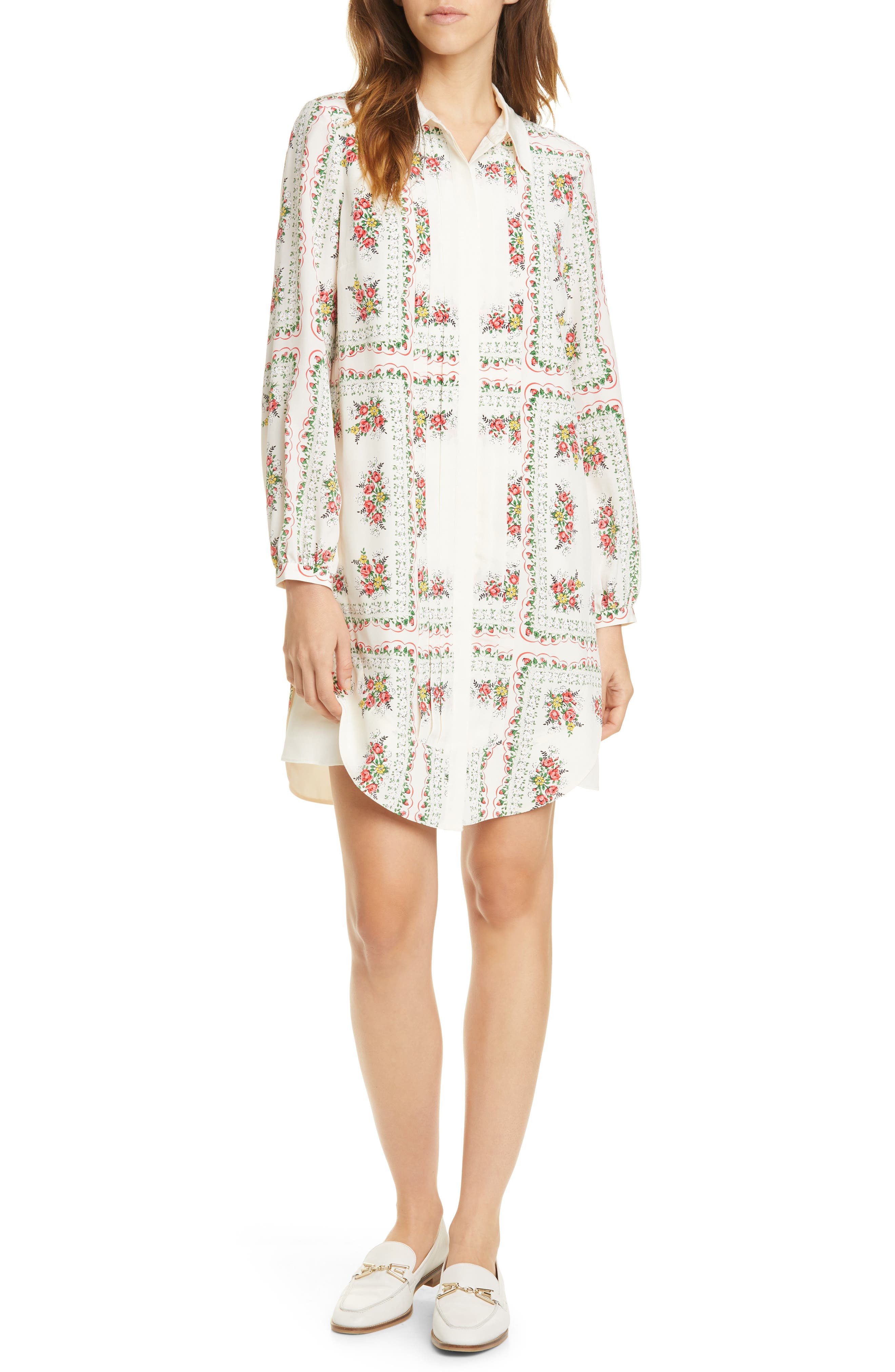 tory burch floral dress