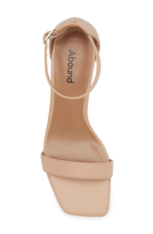 Shop Abound Finn Ankle Strap Sandal In Beige Sand