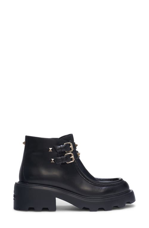 Shop Valentino Garavani Rockstud Paraboot In Nero