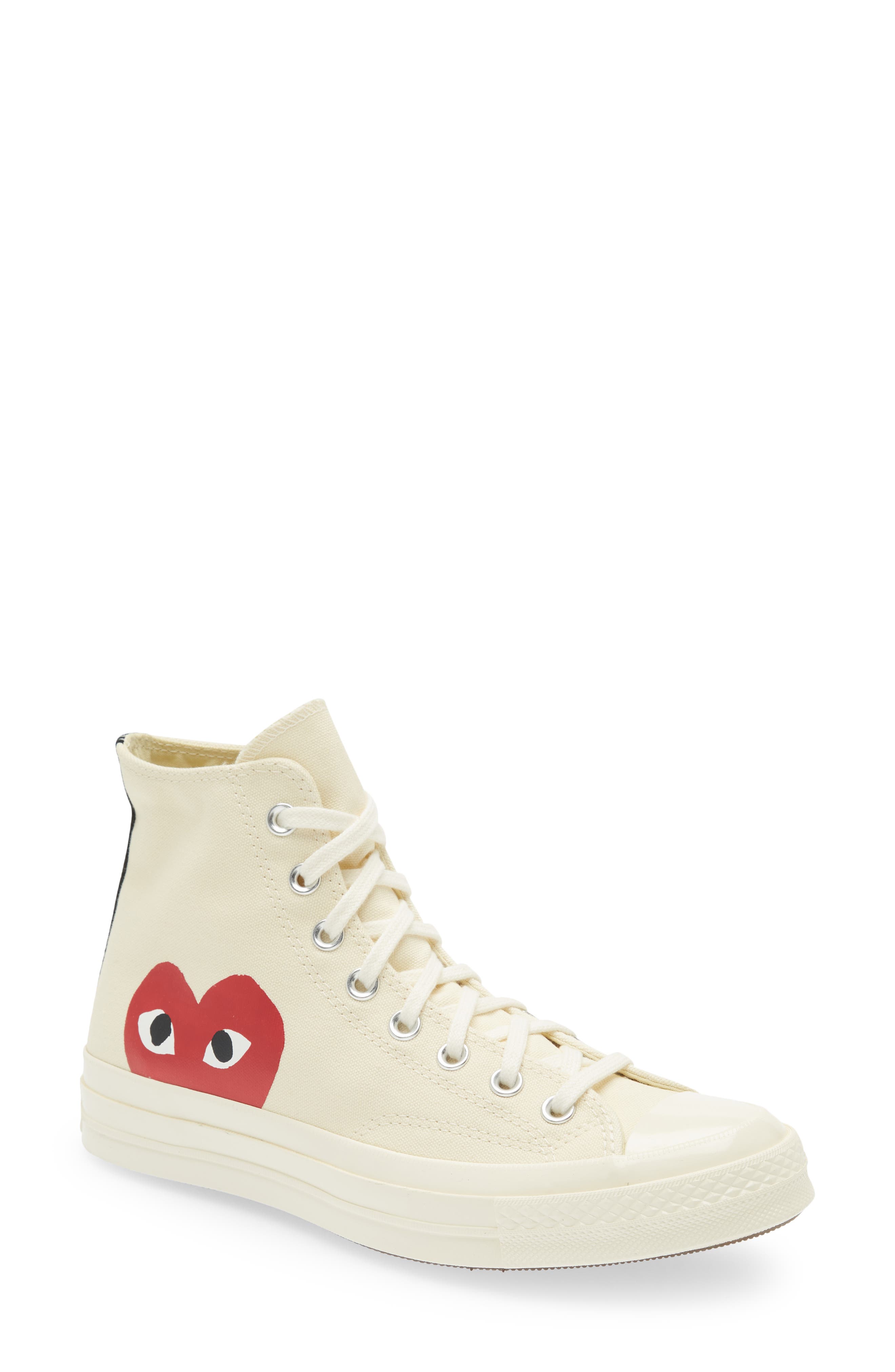 comme des garcons pink sneakers