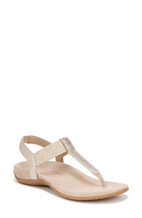 Beige t strap sandals hotsell