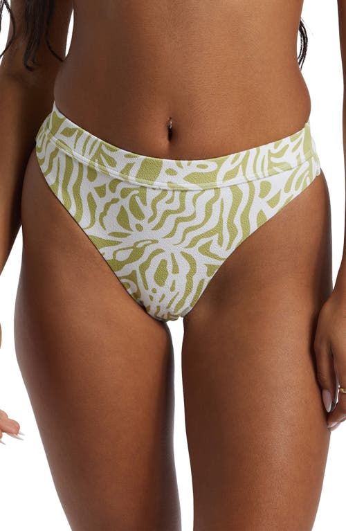 Billabong La Cala Maya High Cut Bikini Bottoms Moss Joy at Nordstrom,