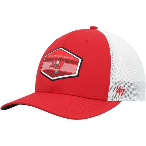 47 Men's '47 Cream Tampa Bay Buccaneers Breakout MVP Trucker Adjustable Hat