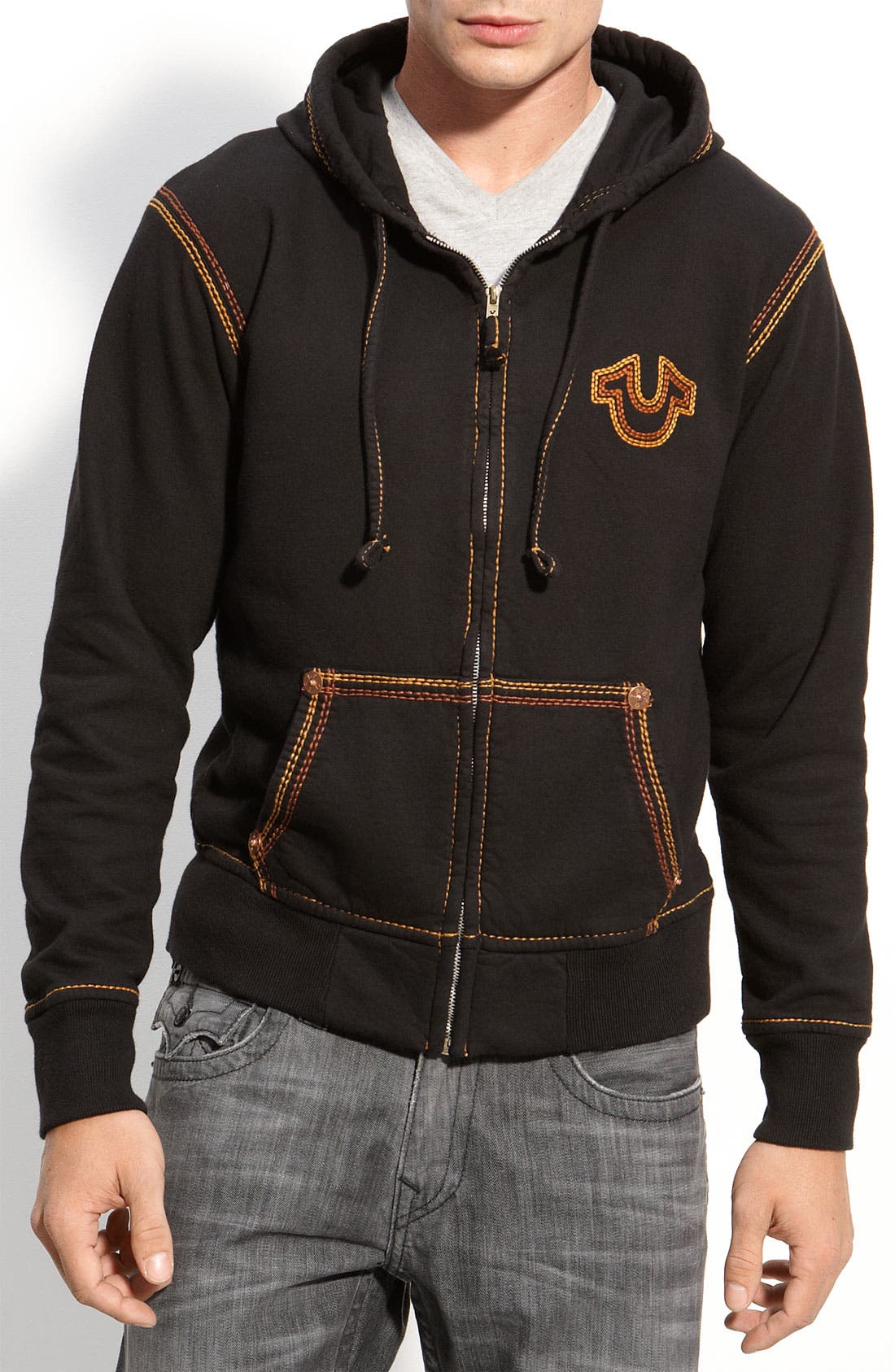 True Religion Brand Jeans Overtime Zip Hoodie Nordstrom