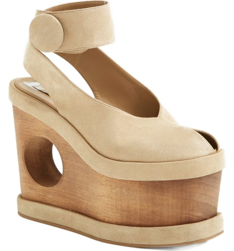 Stella McCartney 'Cornelia' Cutout Platform Wedge Sandal (Women) | Nordstrom