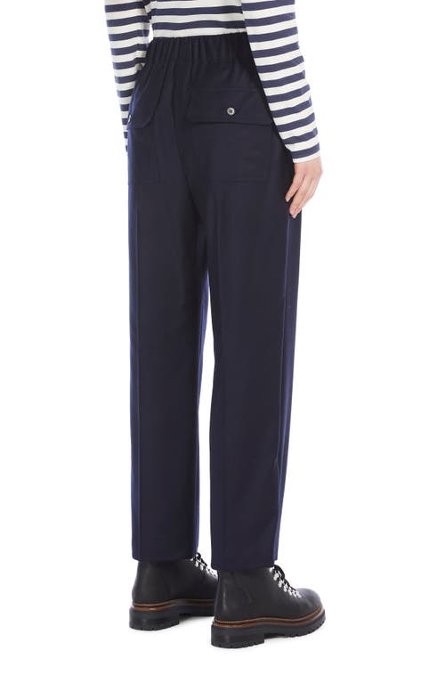 Shop Max Mara Weekend  Hateley Stretch Wool Pants In Ultramarine